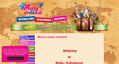 Desktop Screenshot of maly-podroznik.com